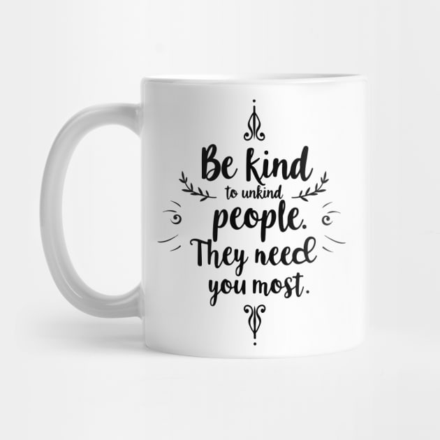 Be Kind to Unkind People by Urbanprint
